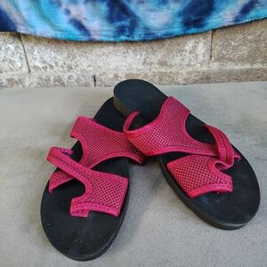 Pink Mesh Sandals NWOT 8
